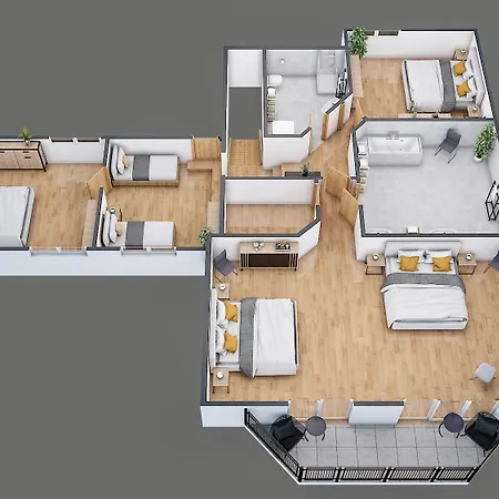 Apartment Spirit - The Penthouse - View - Parking Brienz (Bern)